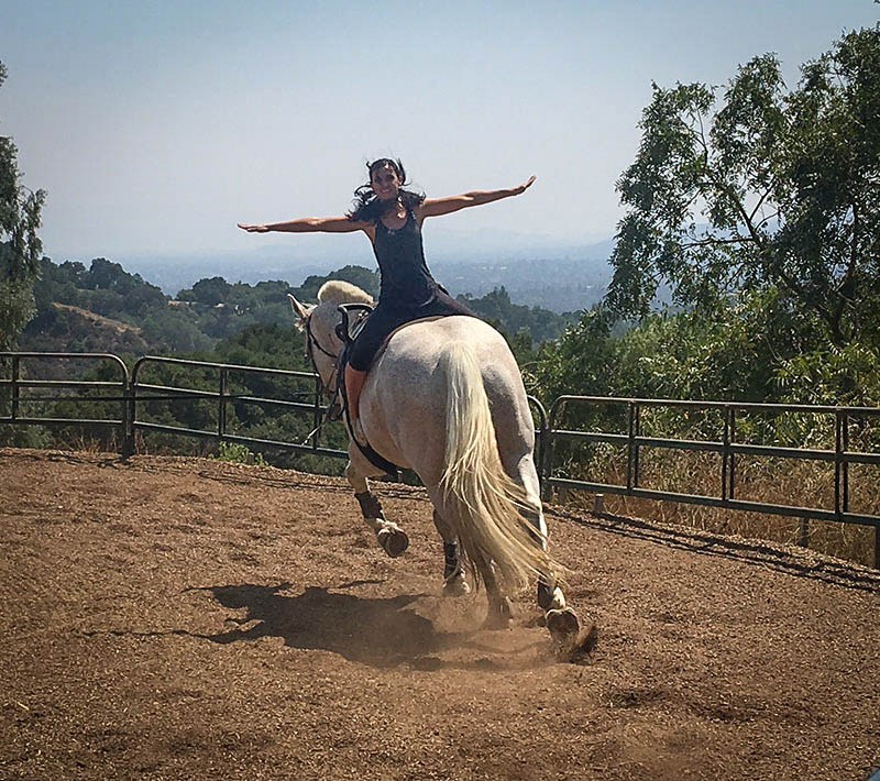 Yoga on Horseback In Saratoga