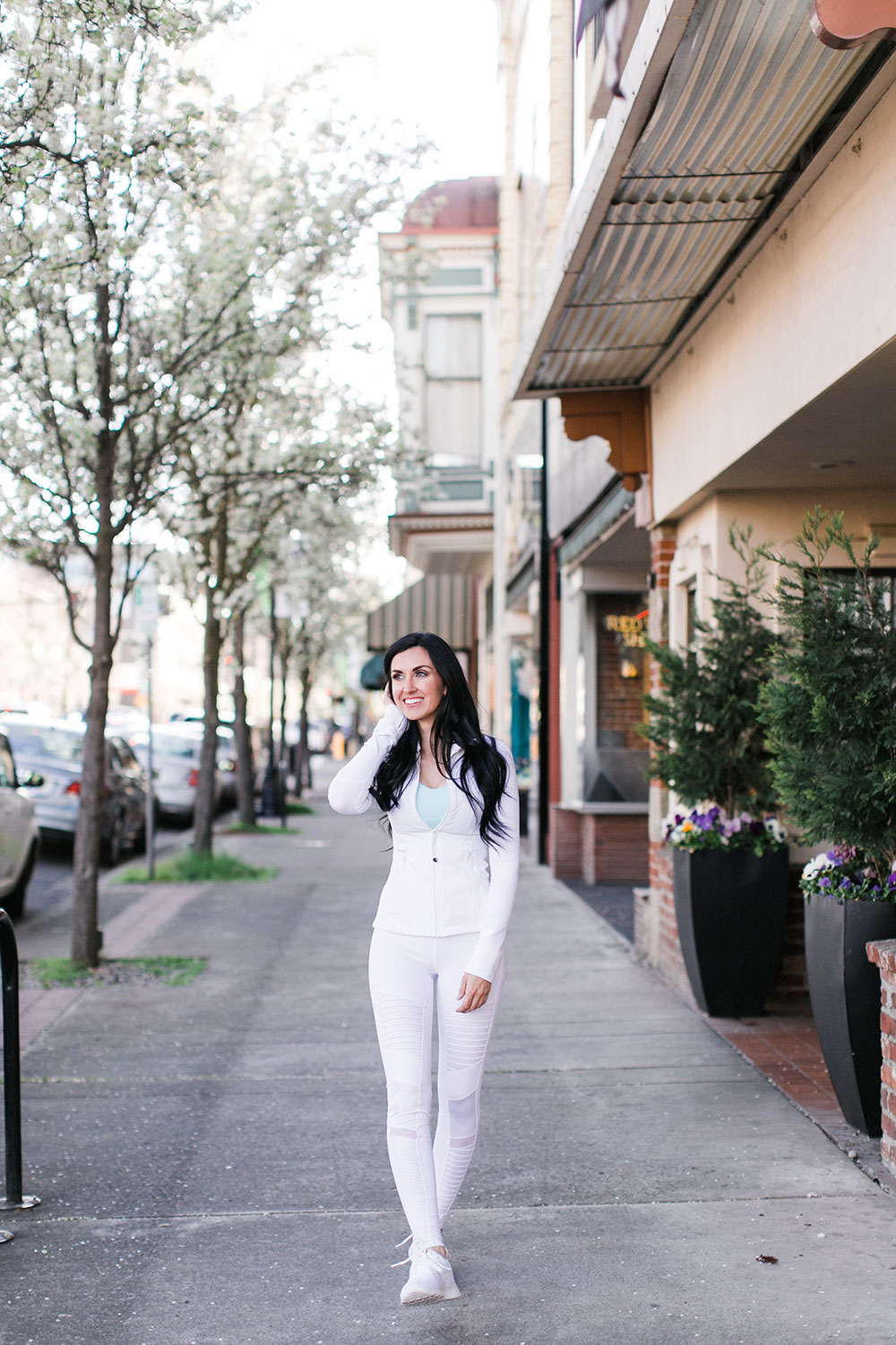 All White Work Out Gear