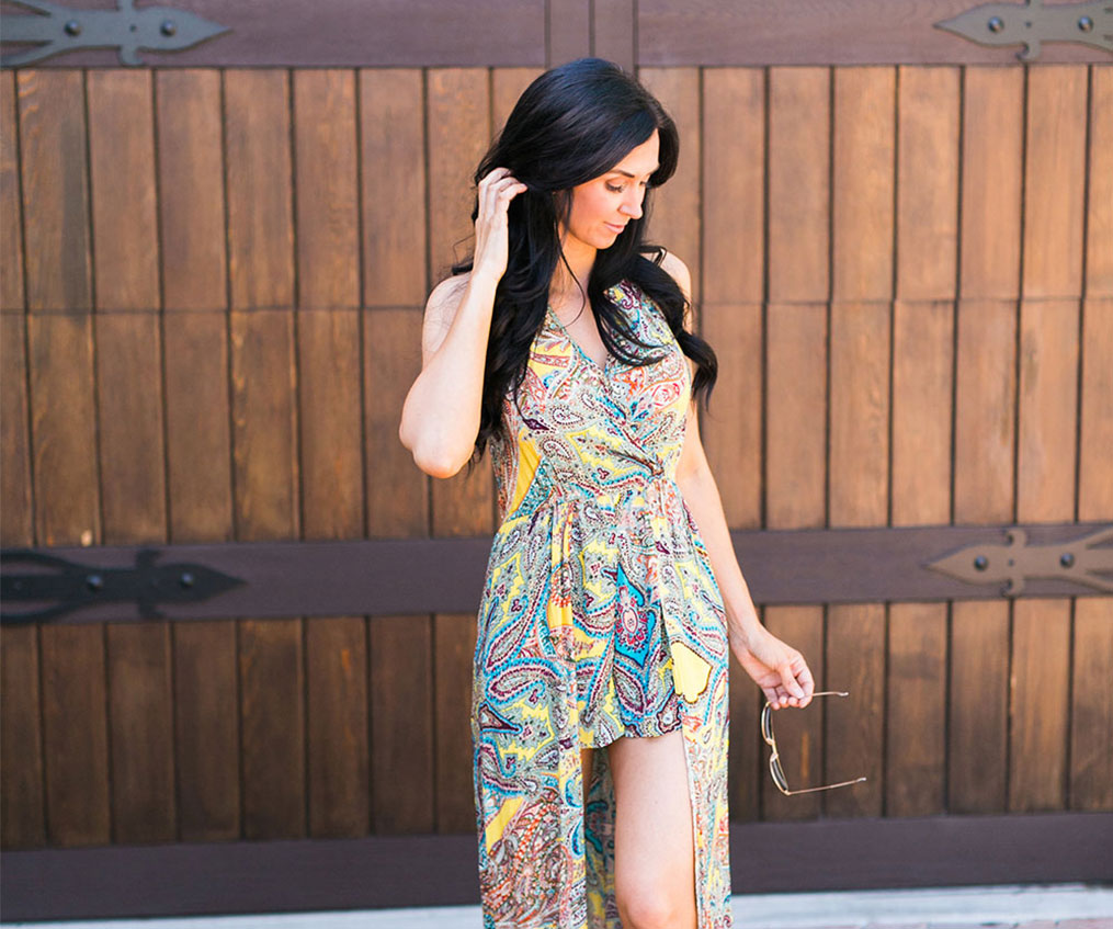 Yellow Romper For Summer