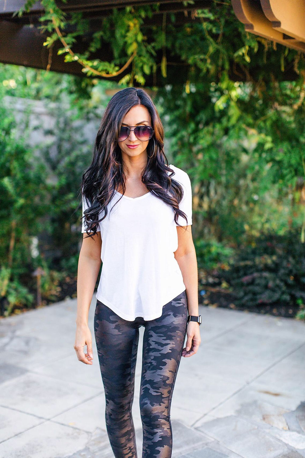 Camo + Wedge Sneakers